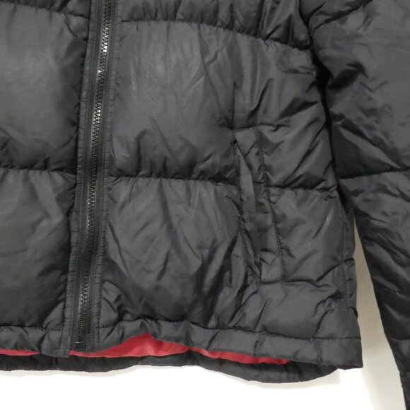 TOMMY JEANS | small | Black Puffer Coat | NOTE: Broken Zip Pull & Spots On Back - Picture 7 of 16